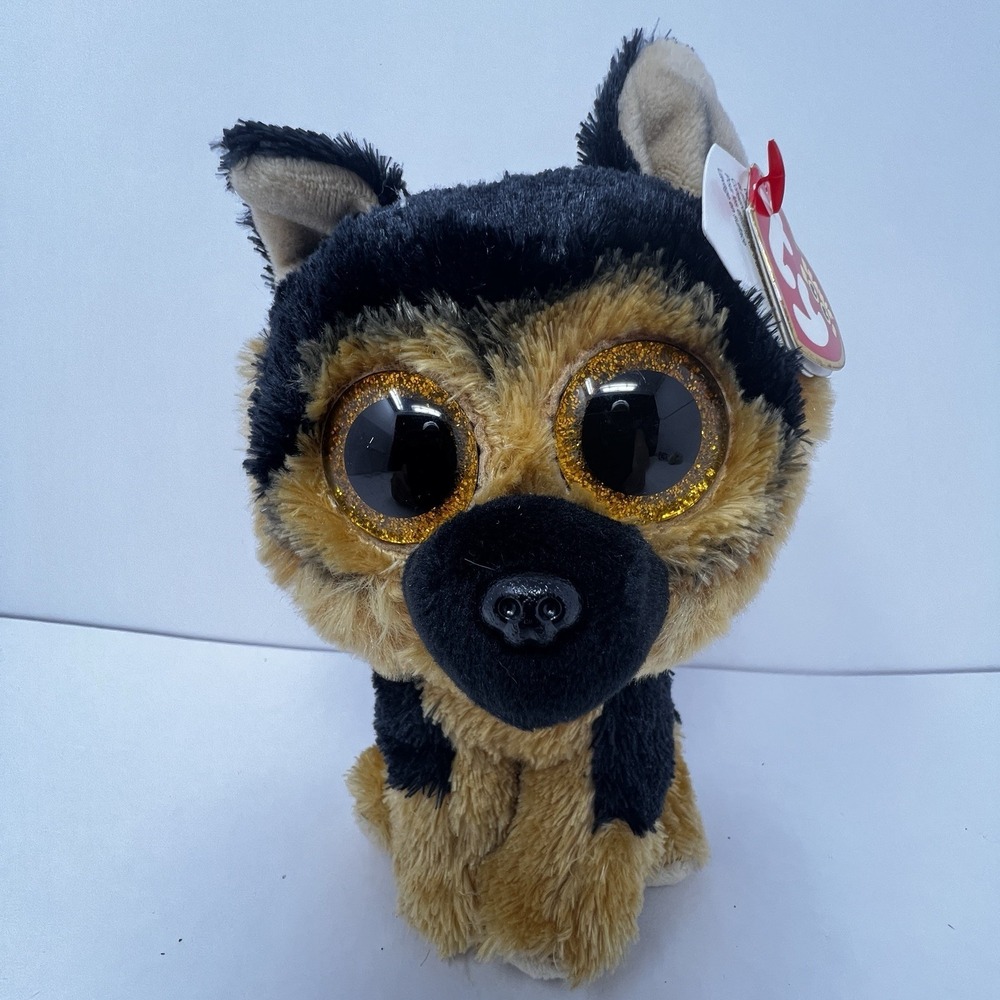 Ty Beanie Boos 6" Spirit the German Shepard Dog Plush stuffed animal toy